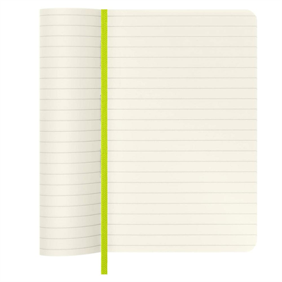 Moleskine Classic Yumuşak Kapak Çizgili Defter 9x14 Lemon Green