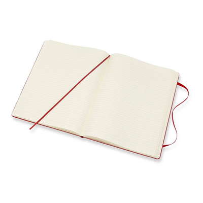 Moleskıne Defter Sert Kapak Xl Boy Cızgılı Kırmızı