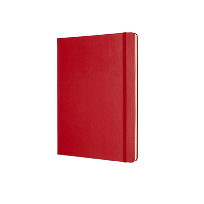 Moleskıne Defter Sert Kapak Xl Boy Cızgılı Kırmızı