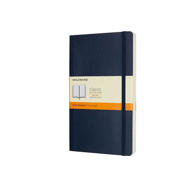 Moleskıne Defter Yumusak Kapak L Boy Cızgılı Lacıvert