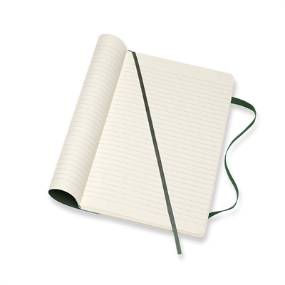 Moleskine Klasik Çizgili Not Defteri (Softcover Elastik Kilit Bantlı, büyük boy A5 13 x 21, 192 Sayf