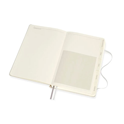 Moleskine Tutku Günlüğü - Düğün | Sert Kapak | Büyük (5 × 8,25 inç) | İnci Grisi | 400 Sayfa
