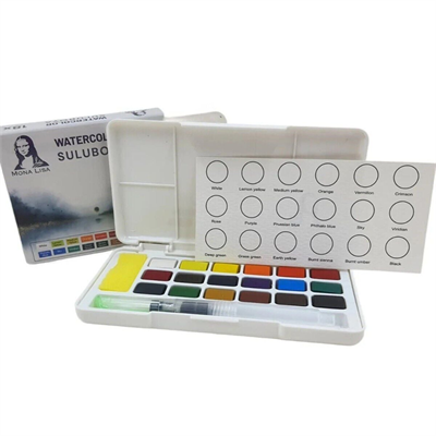 Mona Lisa Profesyonel Sulu Boya Seti 18li