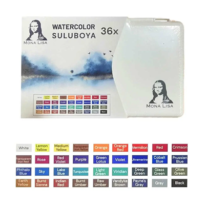 Mona Lisa Profesyonel Sulu Boya Seti 36lı