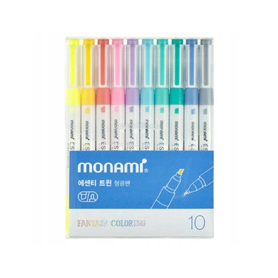 Monami Essenti Twin Fosforlu Kalem F.Coloring 10Lu