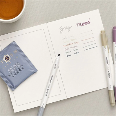 Monami Live Color Çizim Kalemi 6 Lı Grey Mood
