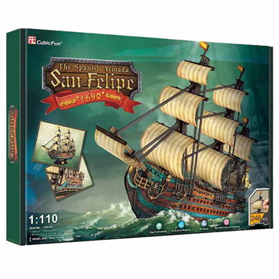 Cubic Fun The Spanish Armada San Felipe
