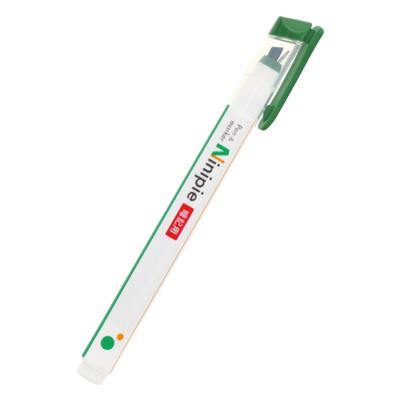 Ninipie Çift Uçlu Ezberleme Kalemi (Yeşil & Turuncu) + Gizlenebilir Sayfa