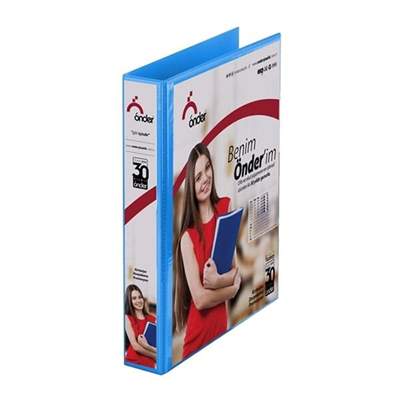 Önder 2015-1 Firma Klasörü 5 Cm 4 Halka Mavi