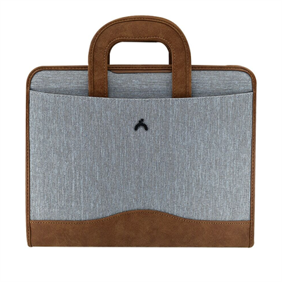 Önder Exclusive Gizli Saplı Evrak Çantası Açık Gri