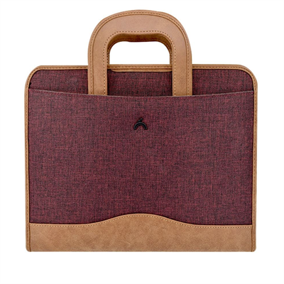 Önder Exclusive Gizli Saplı Evrak Çantası Bordo