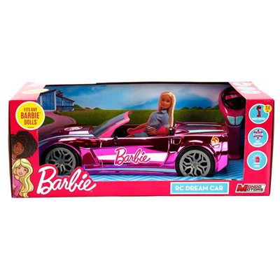 Barbienin Işıklı Uzaktan Kumandalı Rüya Arabası 42 cm