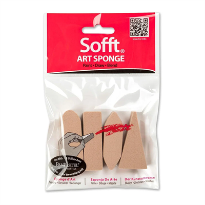 PanPastel 61100 Sofft Art Sponge Sünger 4Lü Set