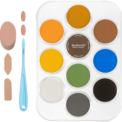 PanPastel Ultra Yumuşak Sanatçı Pastel Seti 9ml 7 / pkg, Vahşi Boyama, 10 Renk