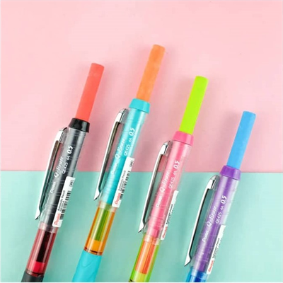 Pentel 0.5 mm Metal Klipsli Büyük Boy Silgili Versatil - Q-ERASE Mor