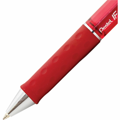 Pentel Feel It 0.7 Mm Yağ Bazlı Mekanizmalı Roller Kırmızı