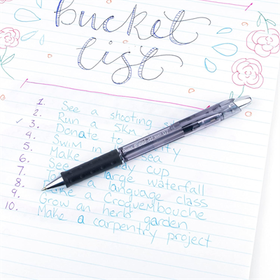 Pentel Feel It 0.7 Mm Mekanizmalı Roller Kalem Siyah