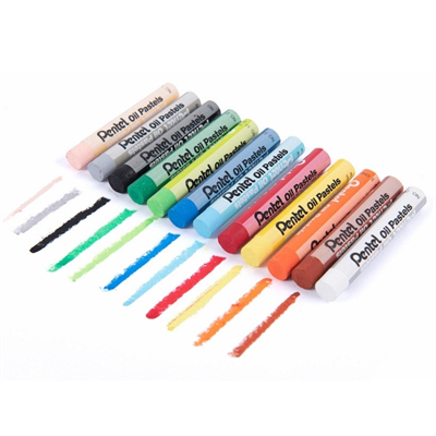 Pentel Yağlı Pastel Boya 12li