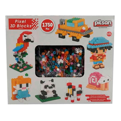 Pixel 3D Bloklar 1750 Parça