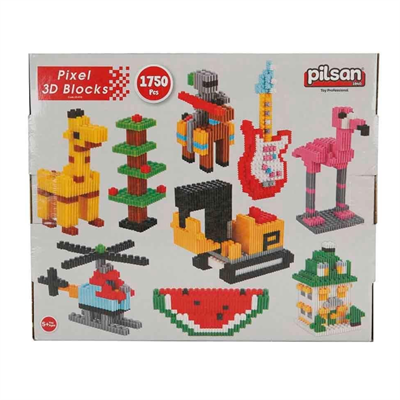 Pixel 3D Bloklar 1750 Parça