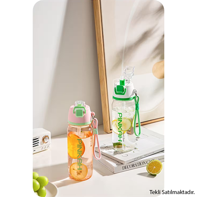 Pinkahy Spray Kapaklı Sportif Tritan Matara