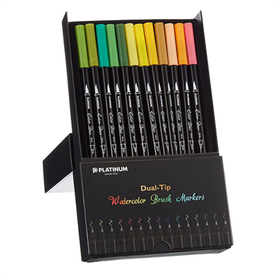 Platıunum Cf-A Özel Kutulu Çift Taraflı Brushpen 36