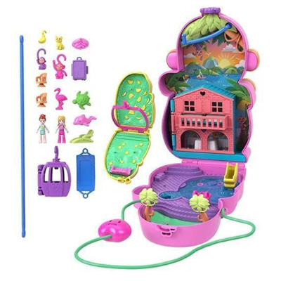 Polly Pocket Çanta Olabilen Micro Oyun Setleri Momma Monkey GKJ63