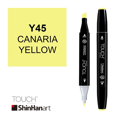 ShinHan Art Touch Twin Marker Y45 Canaria Yellow