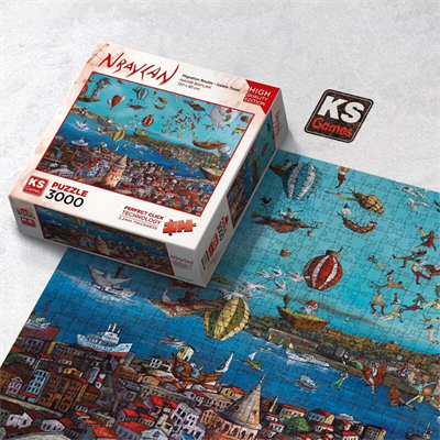 KS Games 3000 Parça Galata Kulesi Puzzle