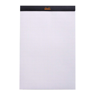 Rhodıa Ra192009 210*318 mm A-4+ Kareli Sıyah Kapak Bloknot