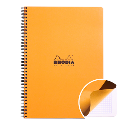 Rhodıa Rd193008 225*297 Mm A-4+ Kareli Defter Turuncu Kapak