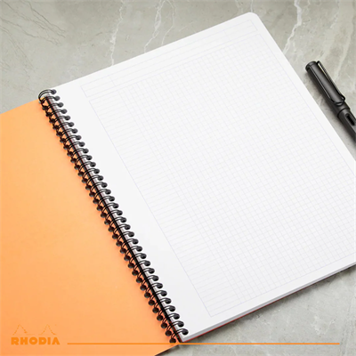 Rhodıa Rd193008 225*297 Mm A-4+ Kareli Defter Turuncu Kapak