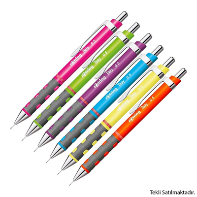 Rotring Tikky Versatil Uçlu Kalem 0.7mm Kırmızı