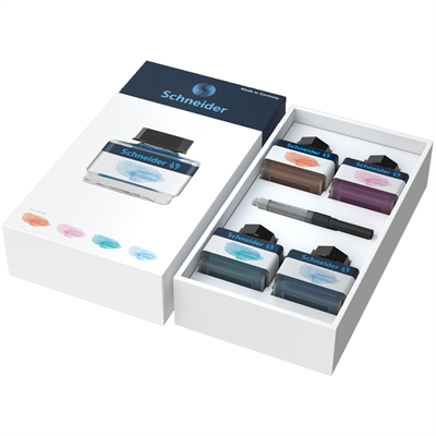 Scheider Dolma Kalem Mürekkep 4 lü Set