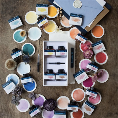 Scheider Dolma Kalem Mürekkep 4 lü Set