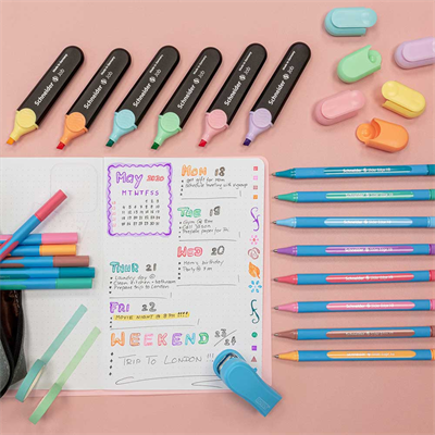 Schneider Slider Edge Xb Tükenmez Kalem 8 Li Set Pastel Renkler