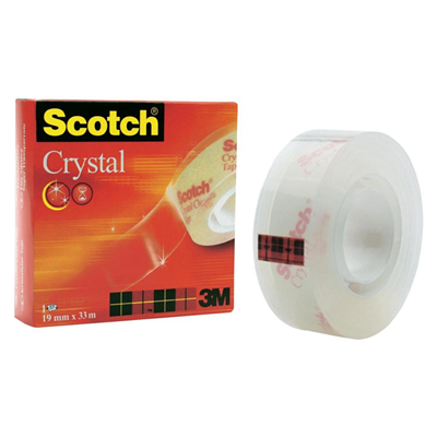 3MScotch Crystal Bant Şeffaf 19mmx33m10956