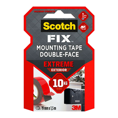 Scotch 3M Ekstra Güçlü Montaj Bandı Çift Taraflı 19 mm x 1.5 m
