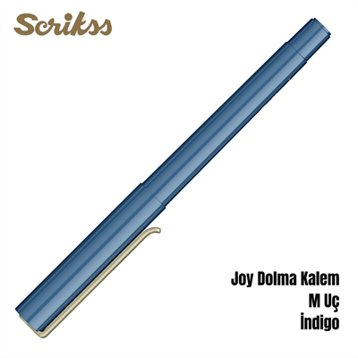 Scrikss Joy Dolma Kalem M Uç İndigo