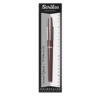 Scrikss 33 Dolma Kalem Bordo