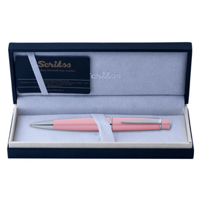 Scrikss 62 Tükenmez Kalem Pembe Lüks Kutu