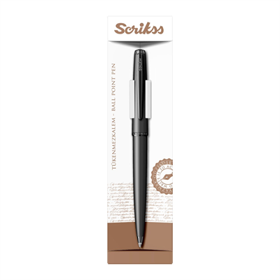 Scrikss Metropolis 78Mb Tükenmez Kalem Mat Siyah