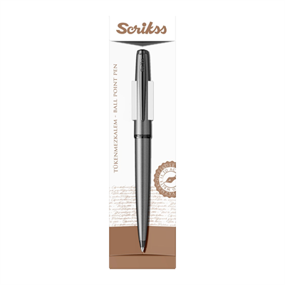 Scrikss Metropolis 78Mg Tükenmez Kalem Mat Gri