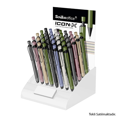 Scrikss Versatil Kalem Icon-X 0.7mm Siyah