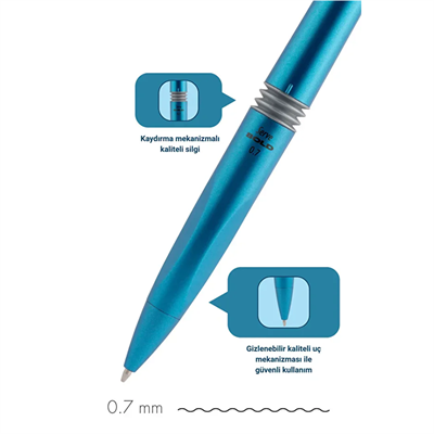 Serve Bold Mekanik Kurşun Kalem Metalik 07 Lacivert