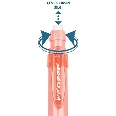 Serve Deep Mekanik Kurşun Kalem 0.5mm Mercan