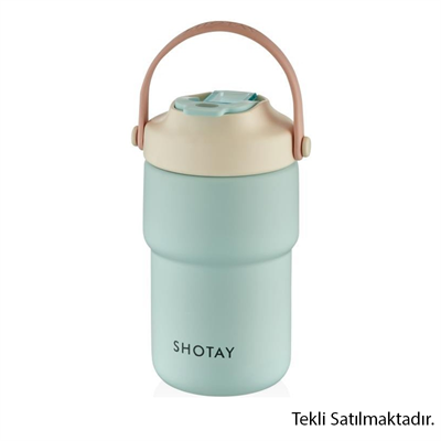 Shotay Askılı Mug  Pastel Renk 450 Ml