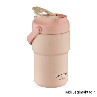 Shotay Askılı Mug  Pastel Renk 450 Ml