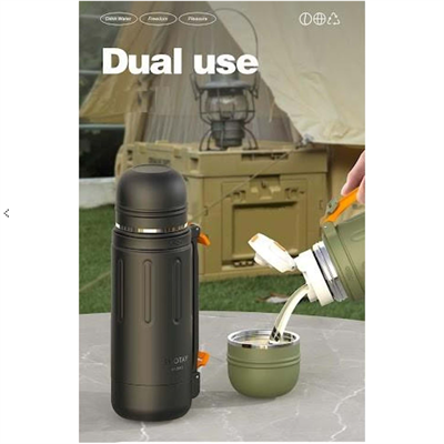 Shotay Camper Large Çelik Termos Matara 2000Ml