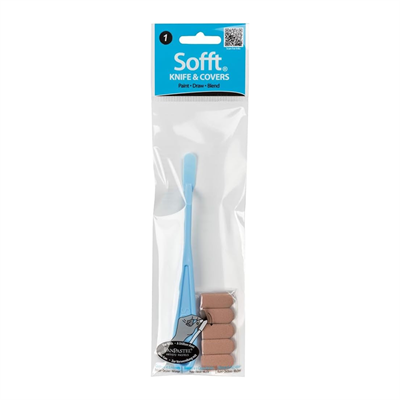 Panpastel Yuvarlak Bıçak Ve 5 Kapak Yumuşak Bıçak Ve Kapaklar Pp65001
